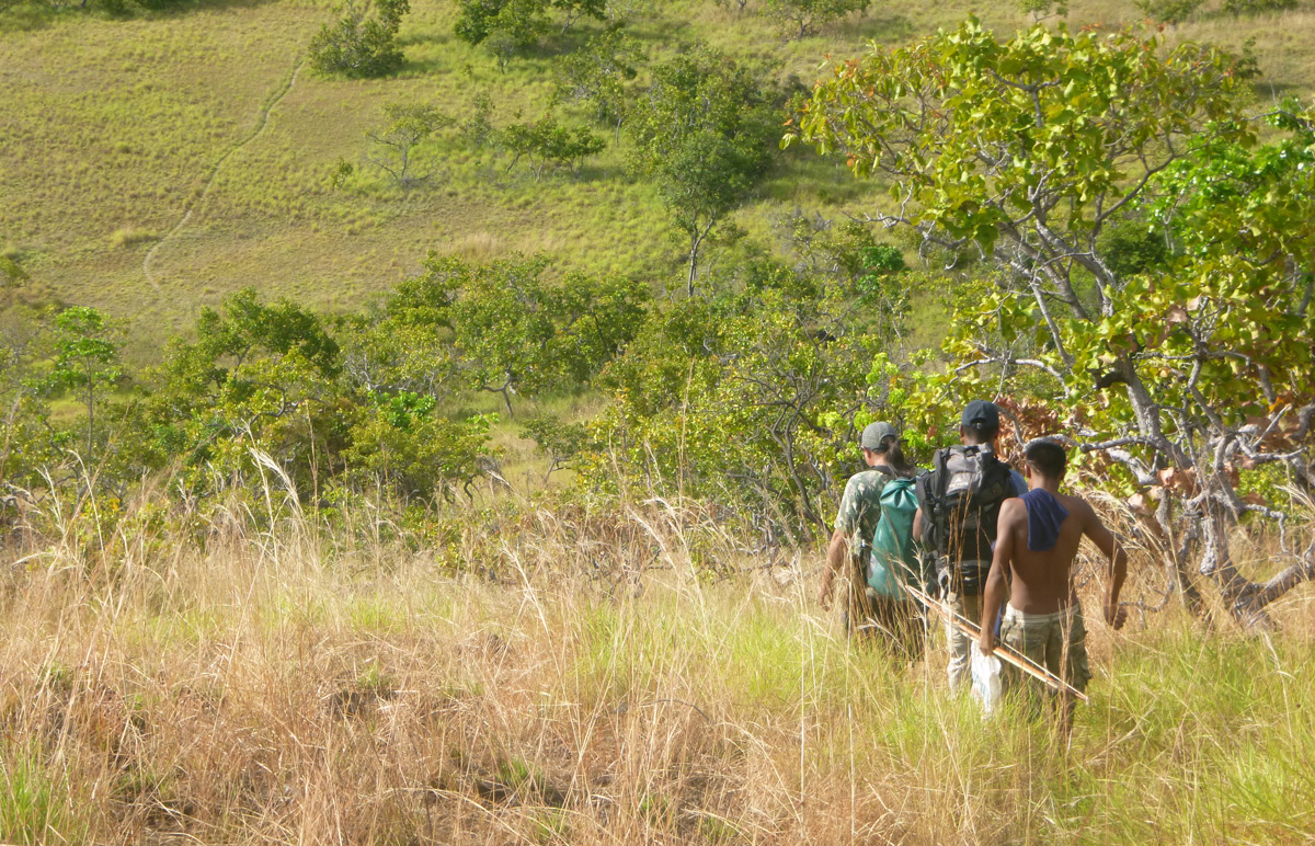 Hiking to an SRCS study site