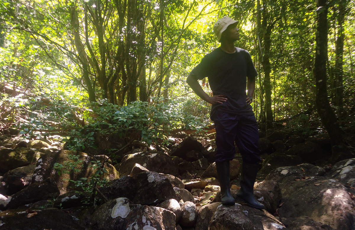 Hiking Kusad mountain, South Rupununi